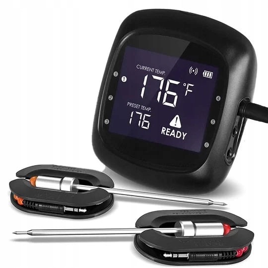 Zdalny Termometr Bluetooth Pro5 do grilla 2 sondy Grilli 777432