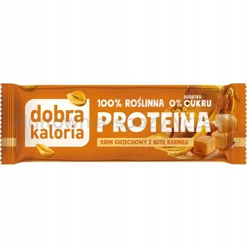 Levně Dobra Kaloria Proteinová tyčinka s arašídovým krémem a karamelovou příchutí 42 g
