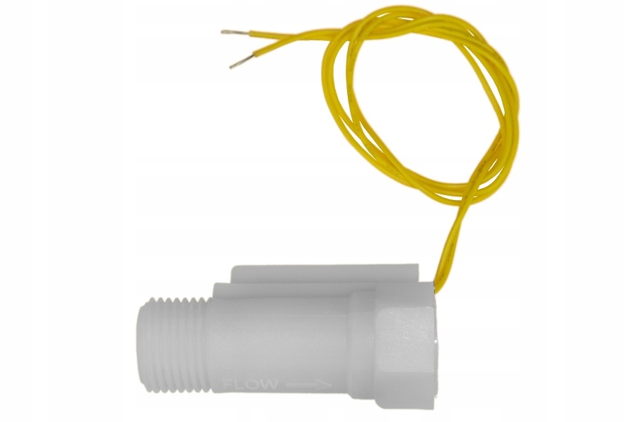 Czujnik przepływu cieczy 1/2" nylon