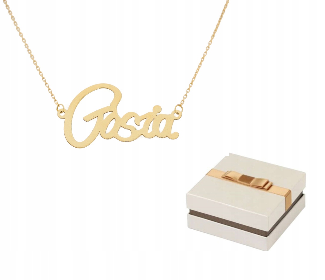 Zlato 585 Zlatý náhrdelník Jméno Ewa 14 karátů ZN40