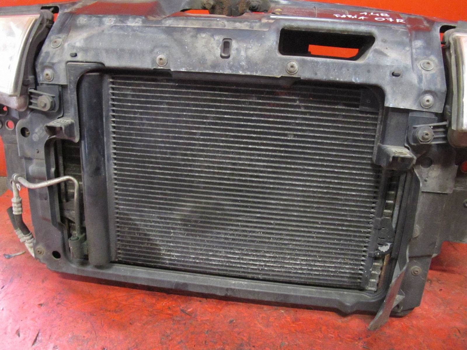 SKODA FABIA and 6Y 1.4 BUD support panel for radiators radiator fan lights right left