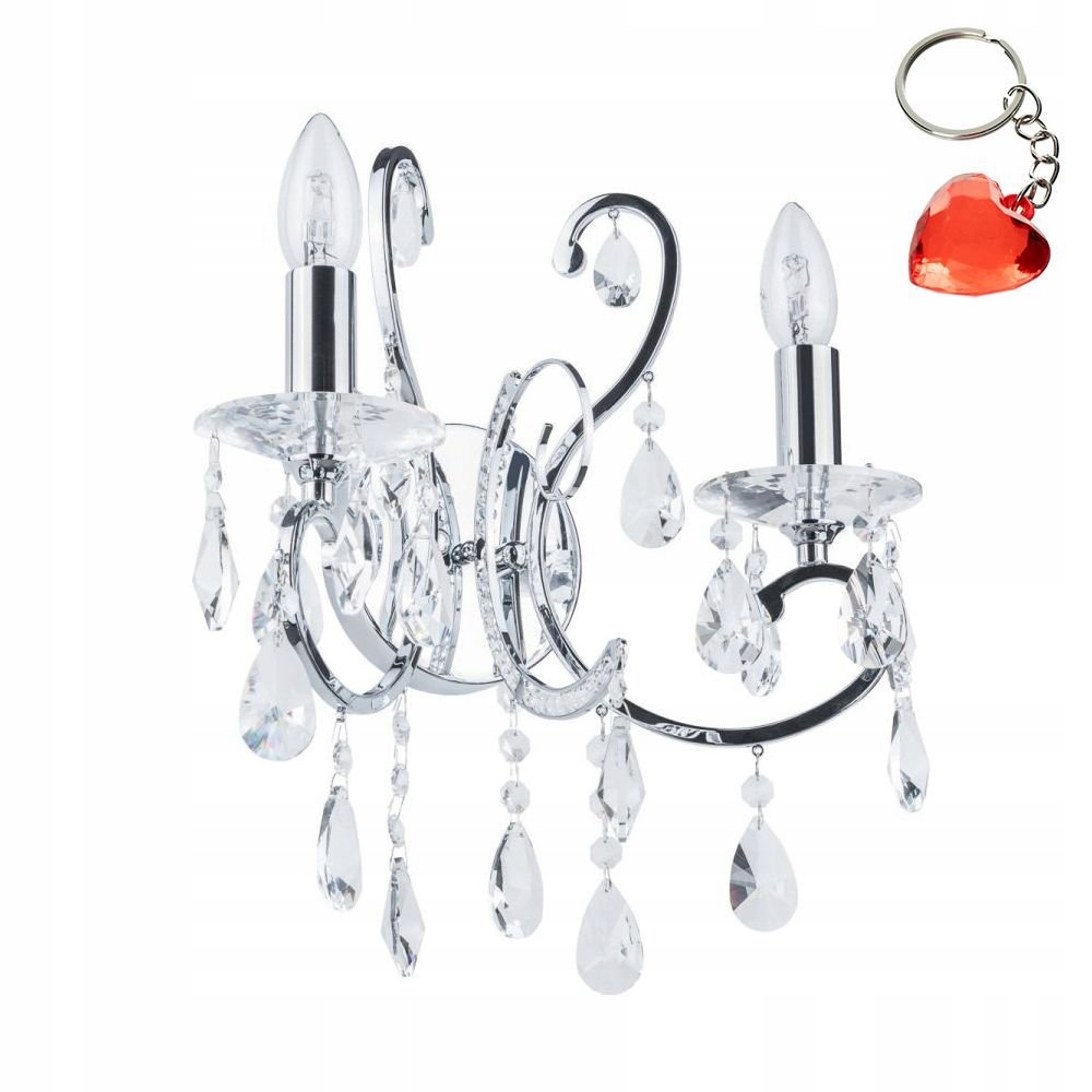 Nástenné svietidlo Barocco Chrome MB72709-2A Italux