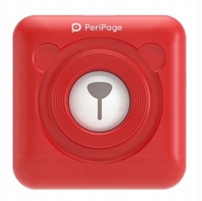 PeriPage Mini Drukarka termiczna Bluetooth RED