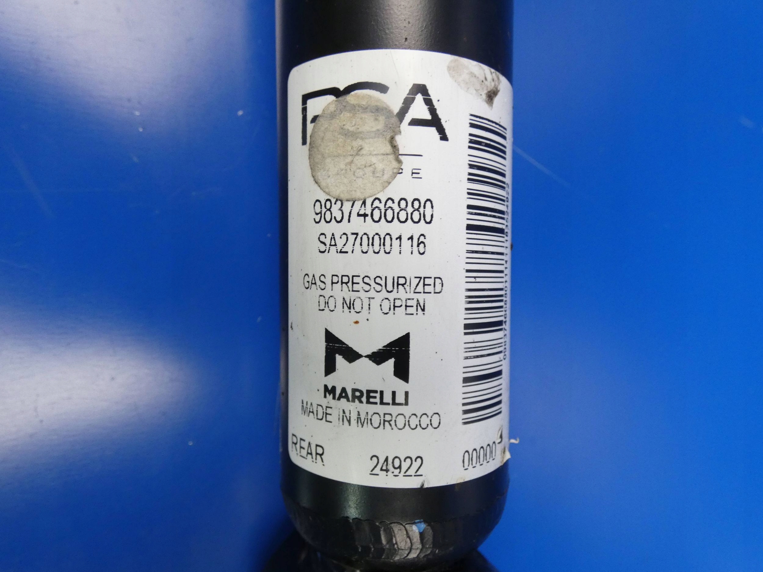 OPEL CORSA F shock absorber right rear part rear