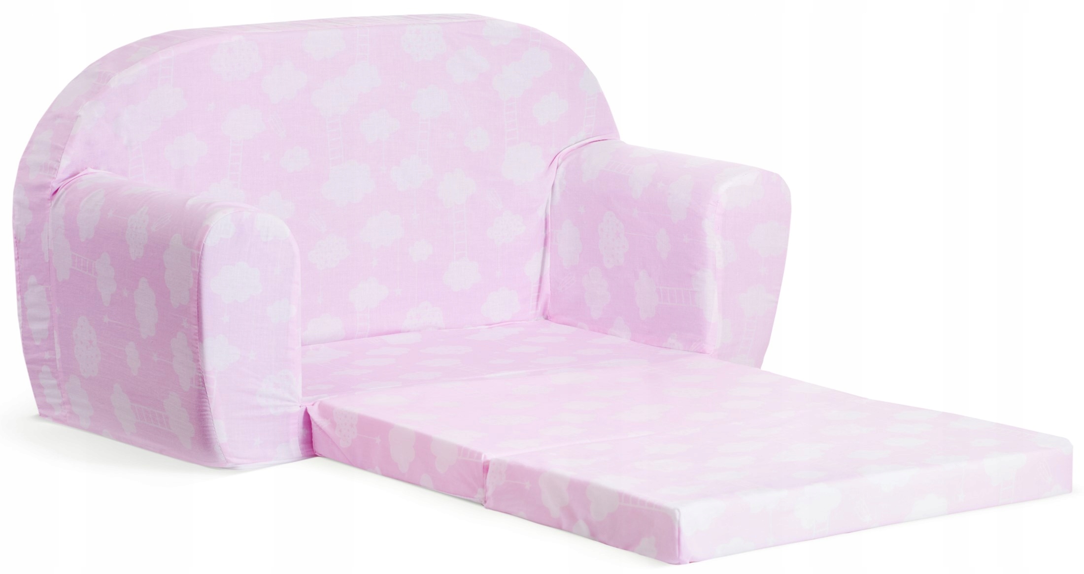 Mini Sofa dla dzieci Kanapa Sofka piankowa Rozkładana Piankowa Fotelik 77cm Marka Tuppi