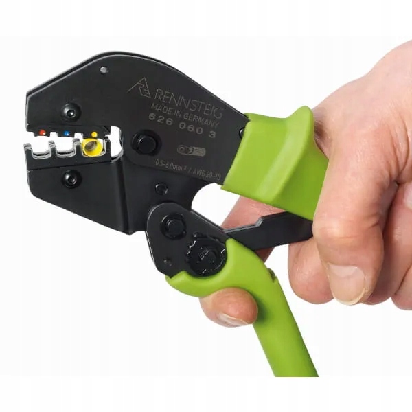 626 060 3 RENNSTEIG Zagniatarka PEW 16; przek. 0.5-1.0/1.5-2.5/4.0-6.0 mm2