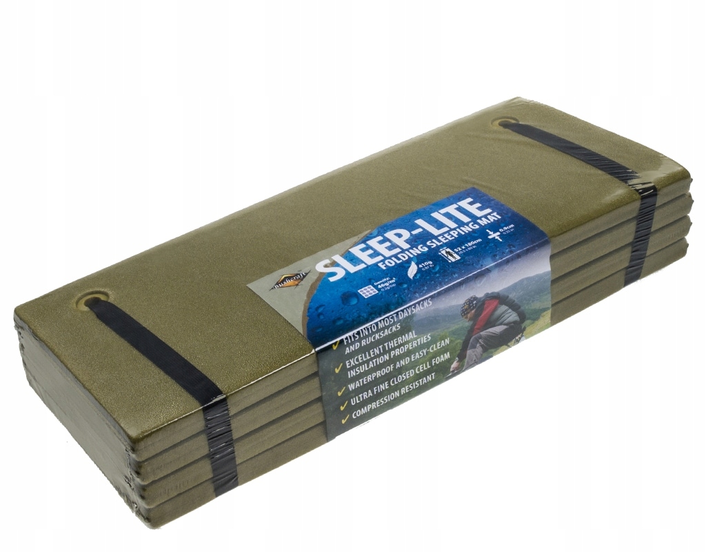 Bcb Skládací Karimatka 180x52 cm 8 mm BushCraft Olivová