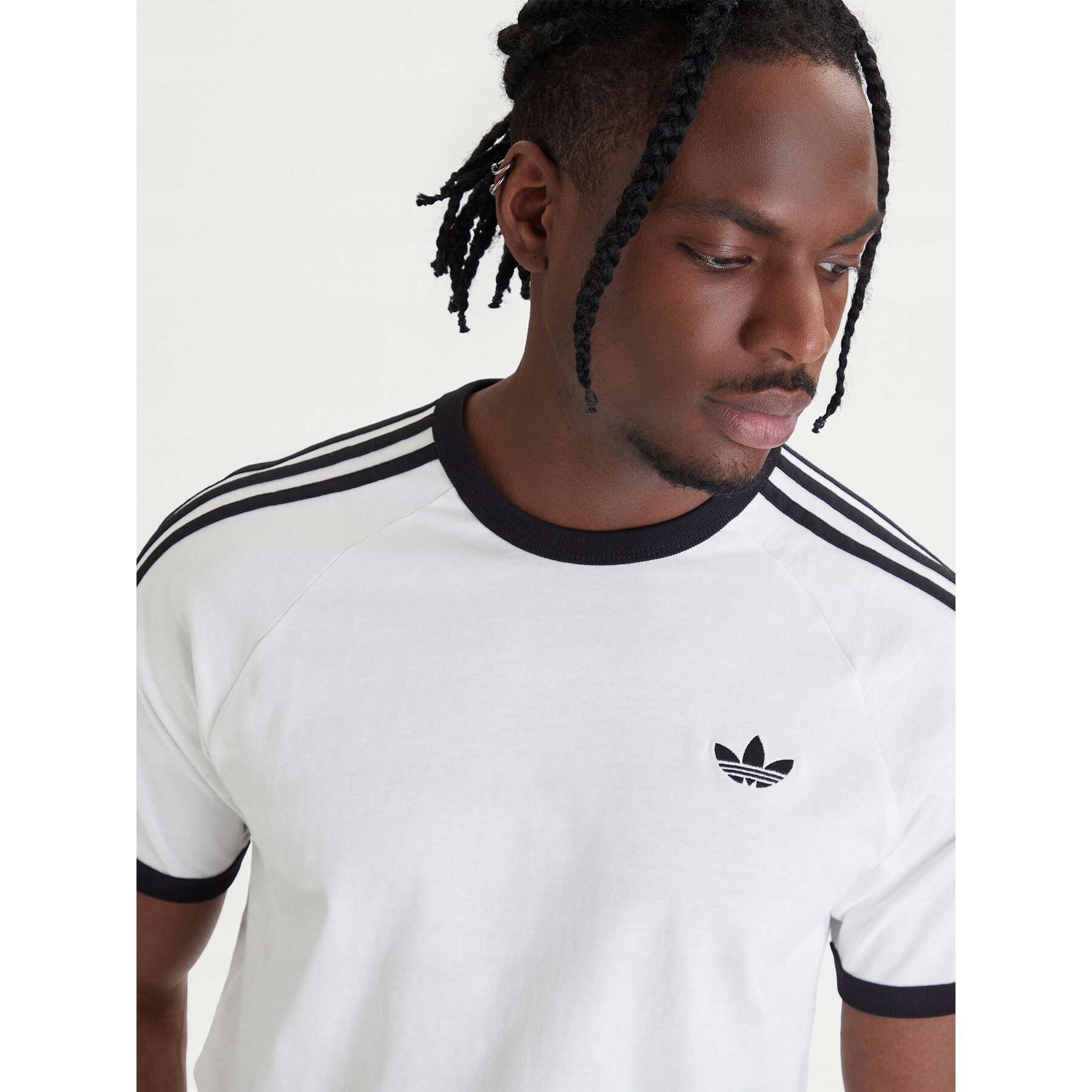 adidas Męskie T-Shirt Biały KE3537