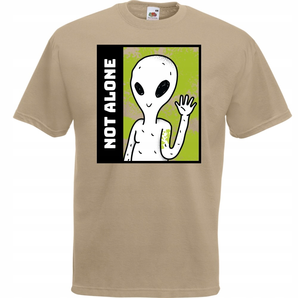 

Koszulka not alone ufo kosmici M khaki