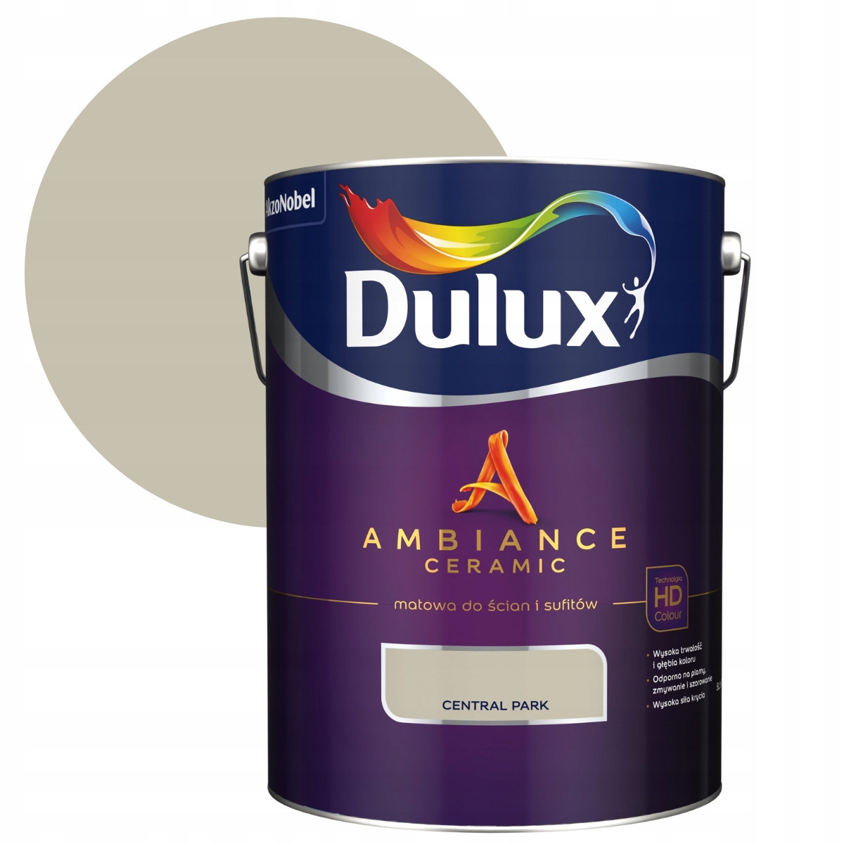 Dulux Ambiance Farba Ceramiczna 5L Central Park