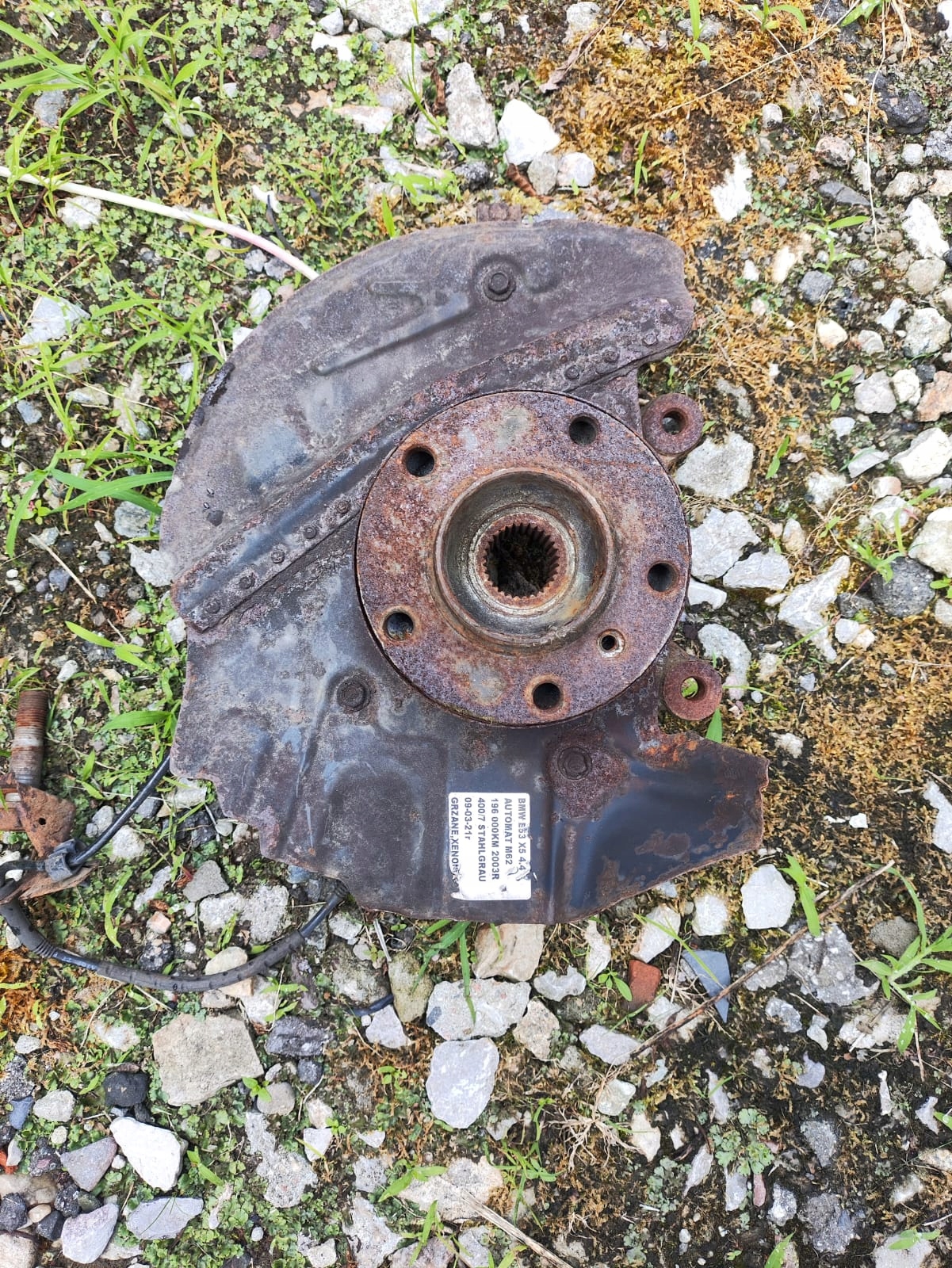 BMW E53 X5 ZWROTNICA PRZEDNIA PIASTA LEWA LEWY PRZÓD