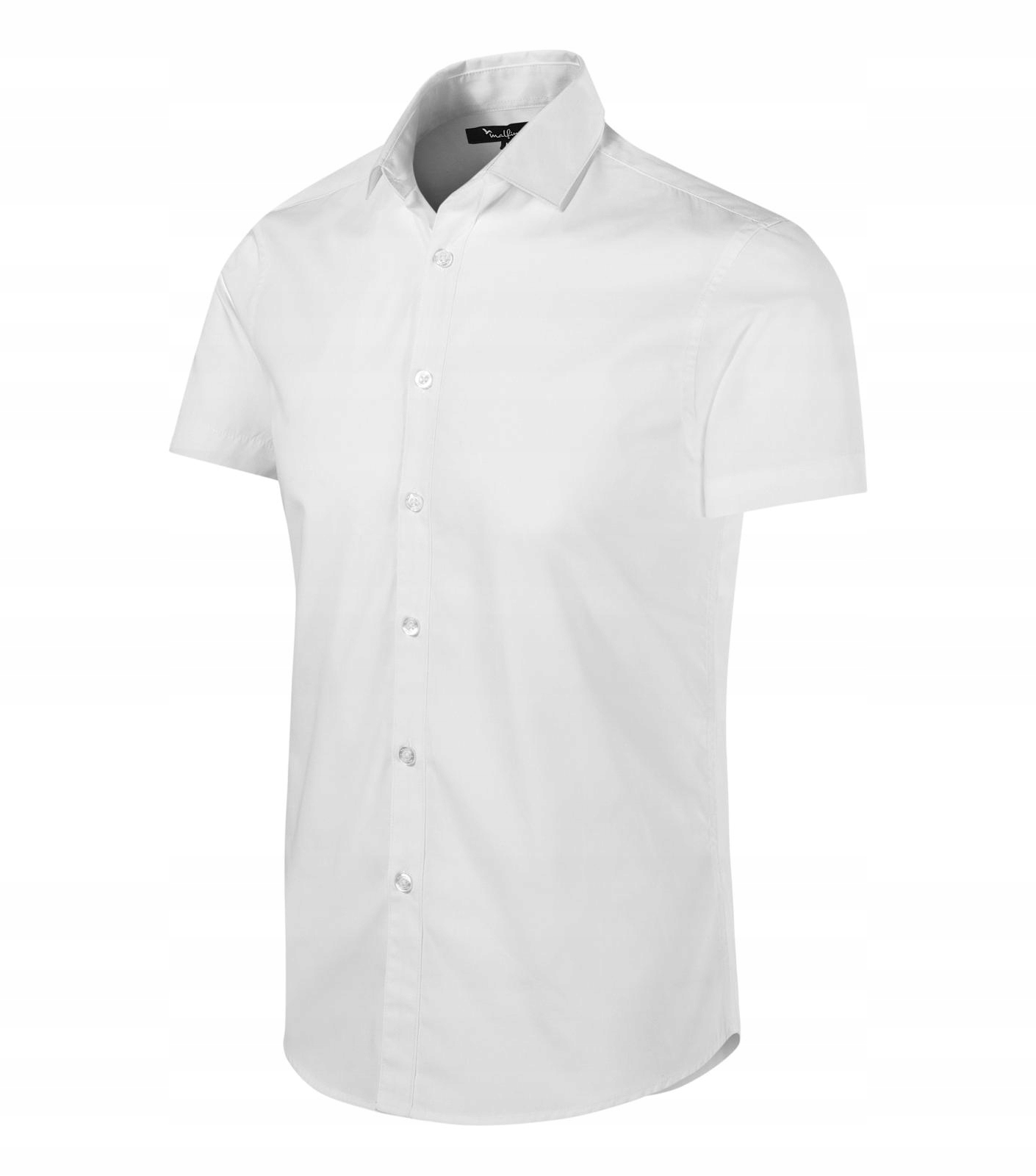 

Męska koszula Slim Fit premium biała gładka S