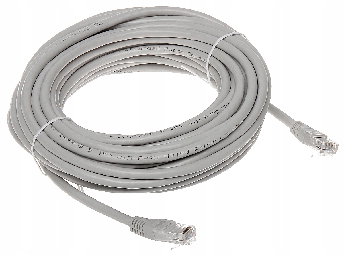

Patchcord RJ45/6/10-GREY Utp kat.6 Szary 10m Abcv