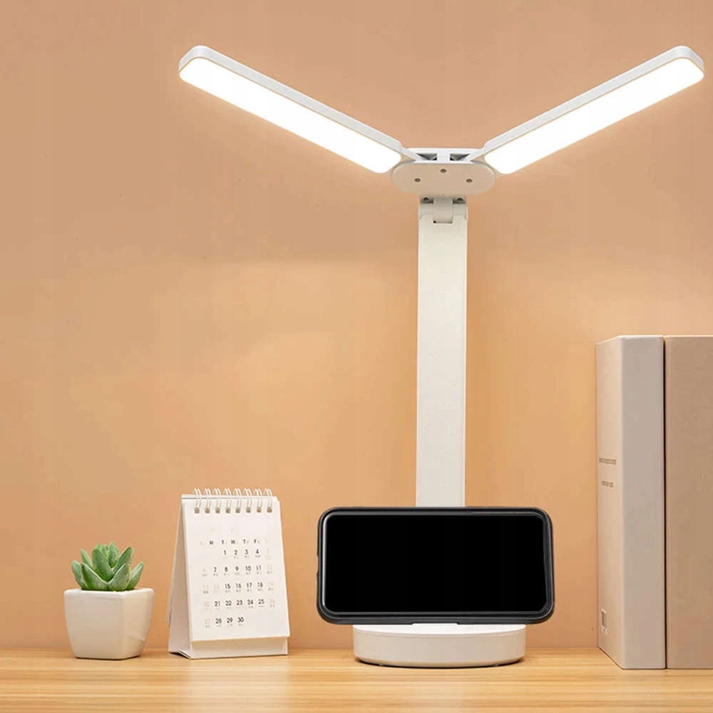 LAMPKA BIURKOWA KREŚLARSKA STOJĄCA DOTYKOWA SZKOLNA NA BIURKO LED Włączanie dotykowe