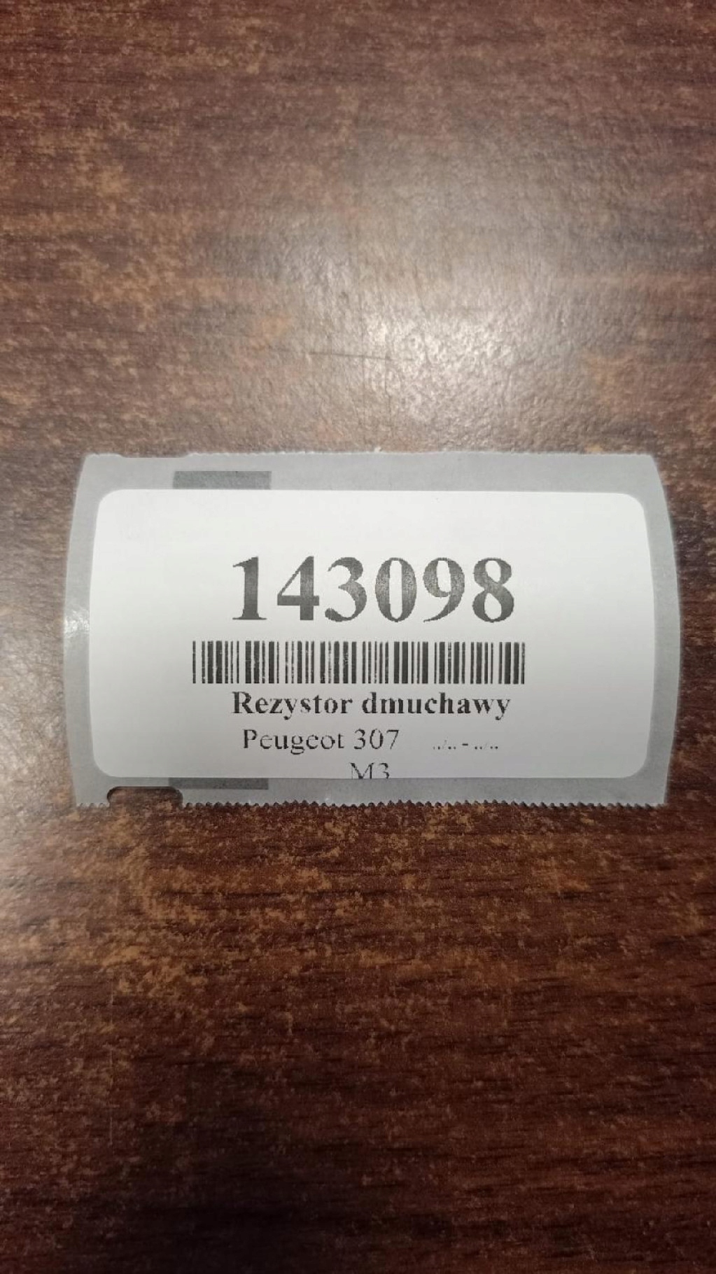 PEUGEOT 307 gebläsewiderstand 9658508980