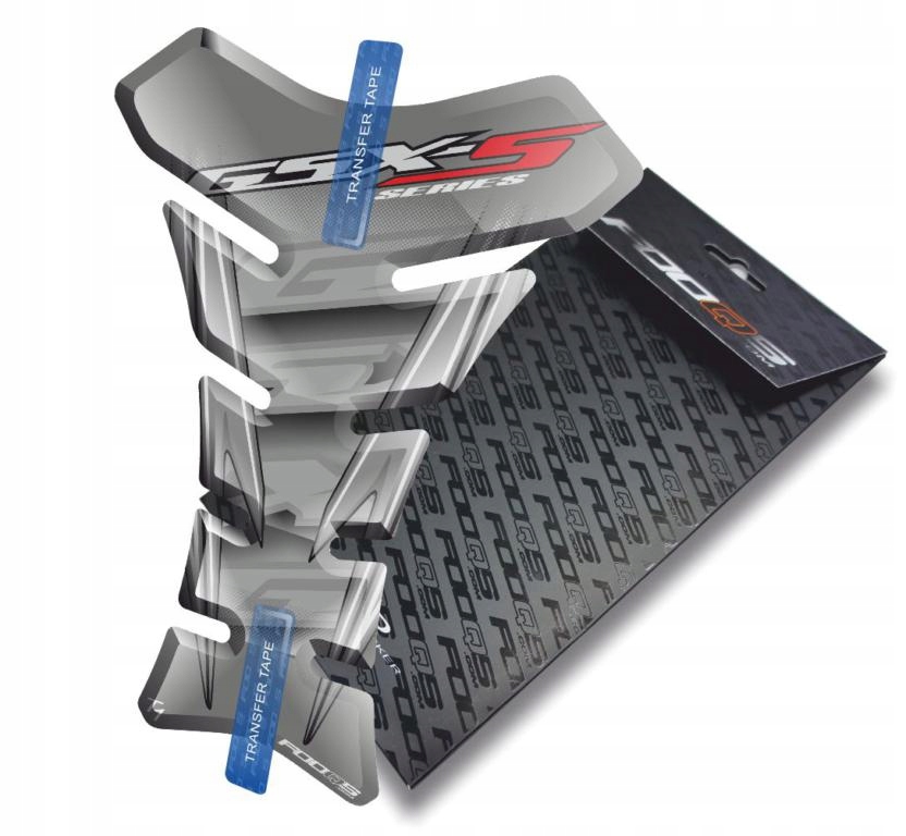 Tank-pad od firmy Fooqs pro Suzuki Gsx-s 750 1000 Stříbrný