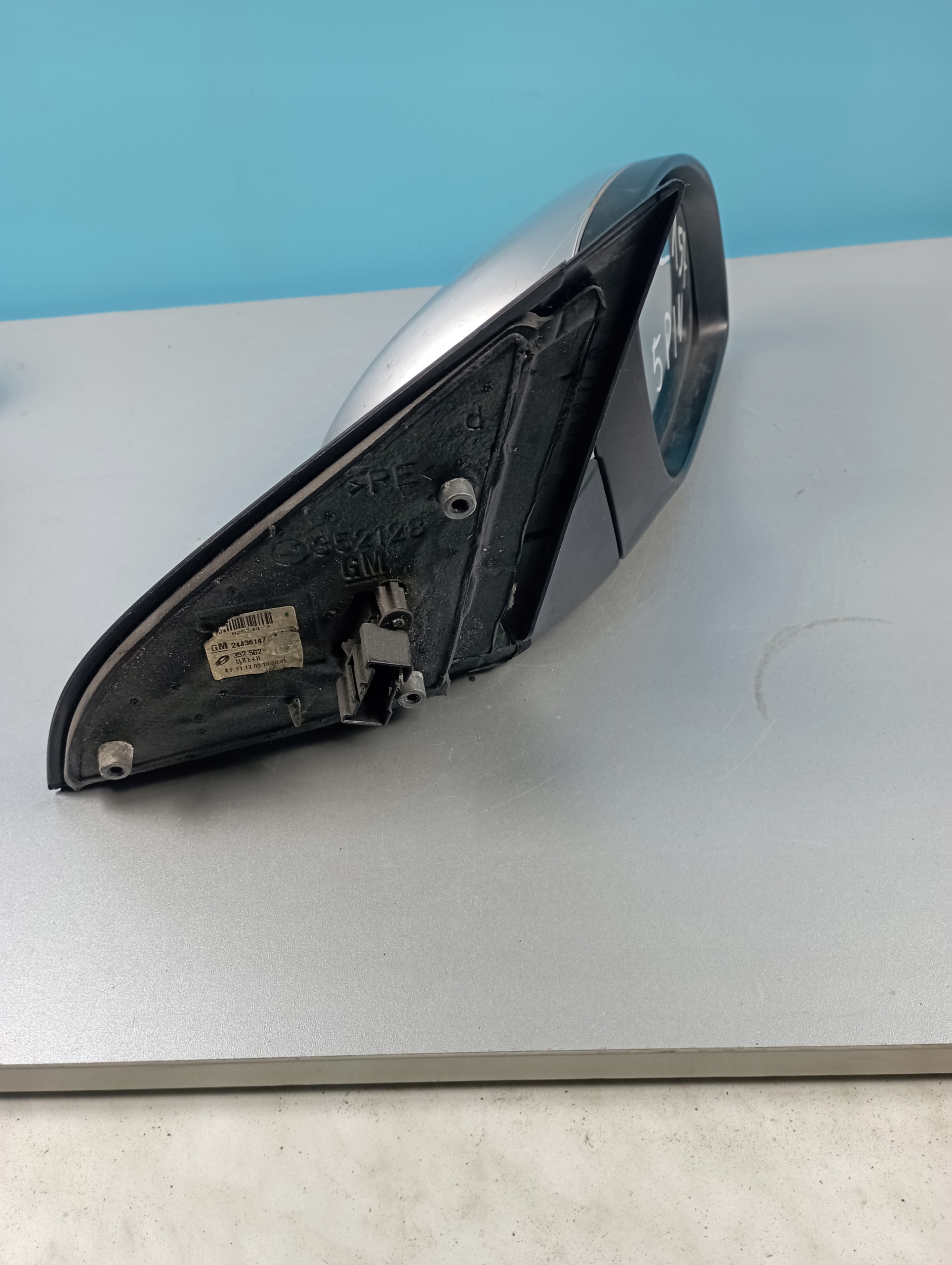 mirror right OPEL VECTRA C Z157 5 PIN