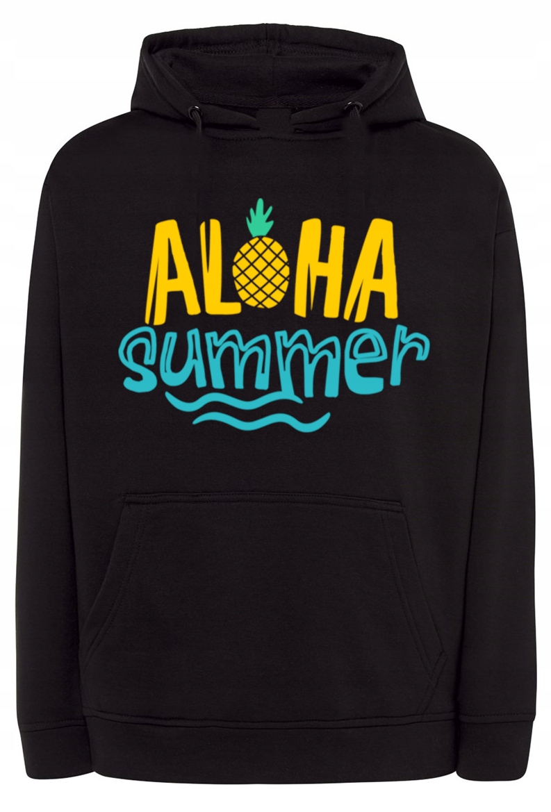 Pánská mikina s pěkným potiskem Léto Aloha Summer r.XS