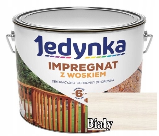 

Impregnat Jedynka Do Drewna Biały 0,9L