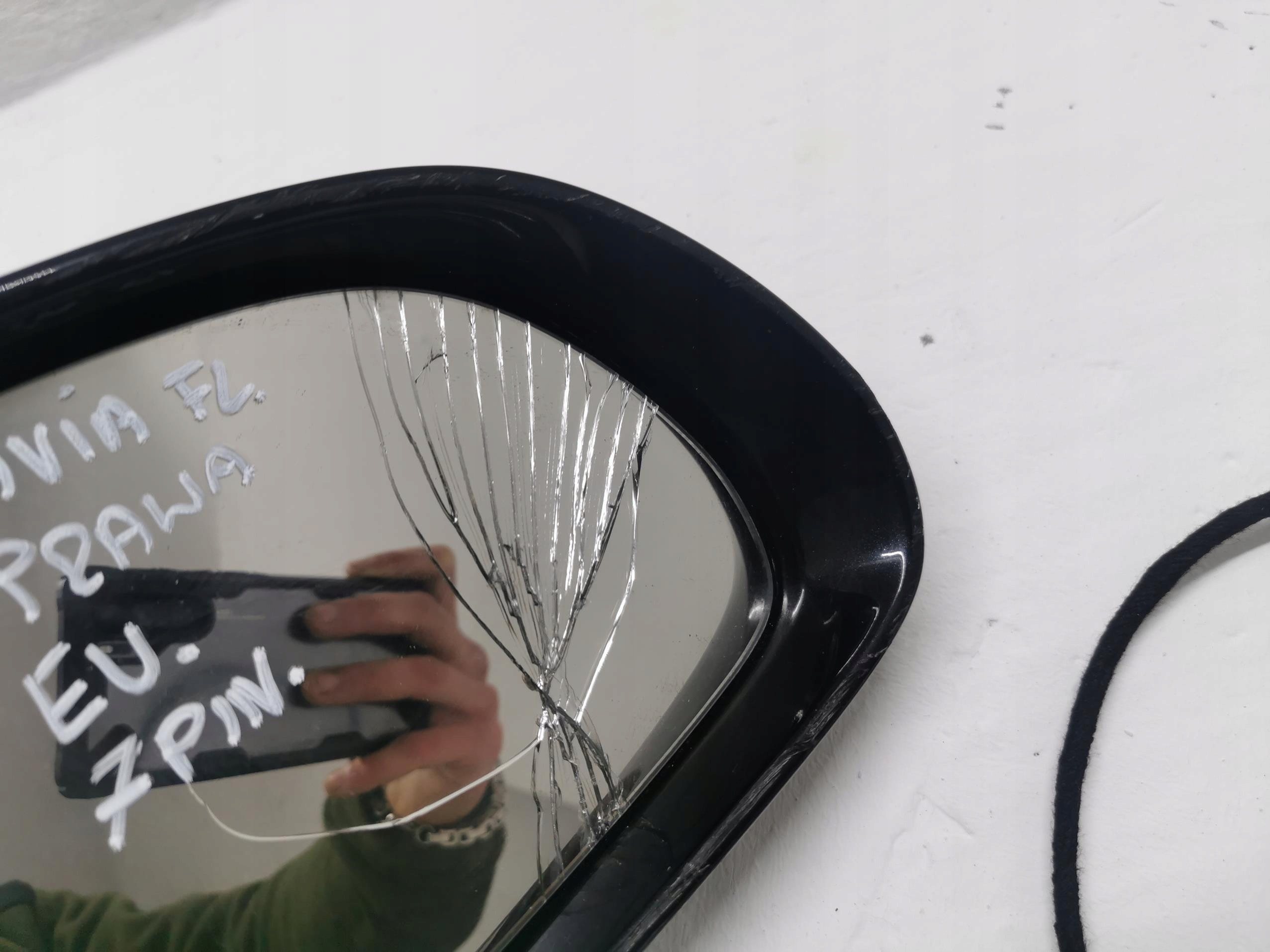 mirror right SKODA OCTAVIA II LIFT 08-13 LF9R EU