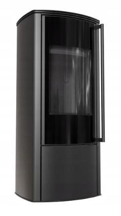 Ocelová Kamna Ab Enyo R 5,5 kW průměr 150 černá obložení moderní Eco