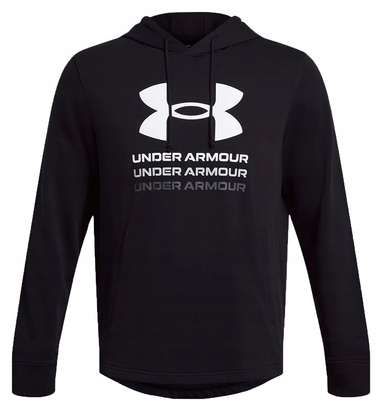 Mikina Under Armour Ua Rival Terry Graphic Hoodie černá 1386047 001 vel. S
