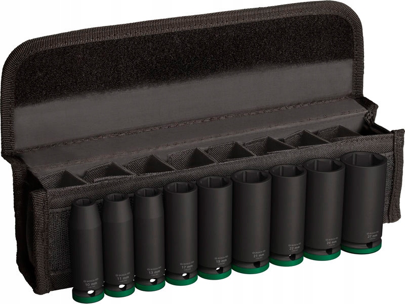 Zestaw Nasadek Pro Impact Socket Set, 1/2", Głębokie, 9 Szt. Bosch