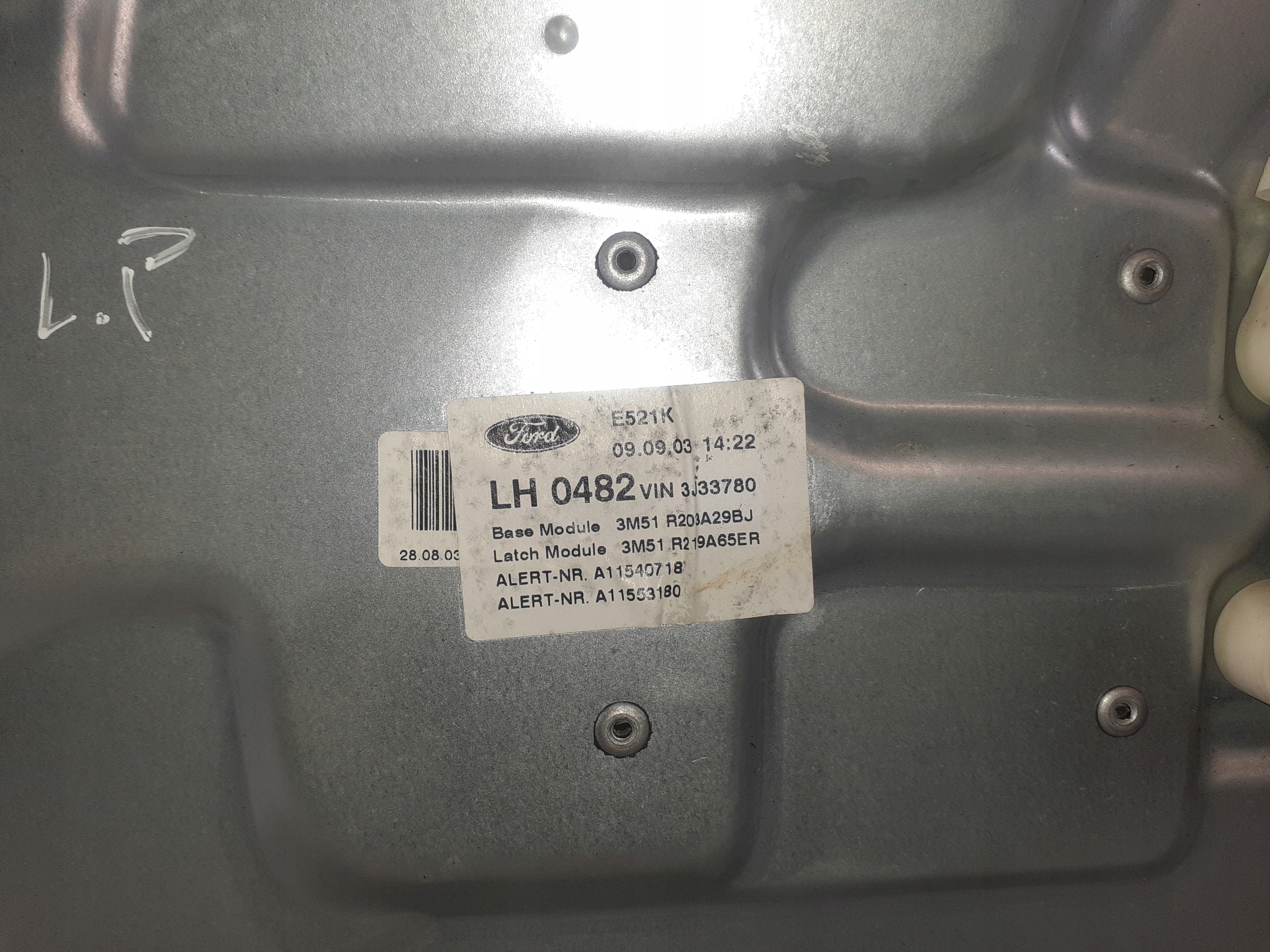 Ford C-MAX window regulator left front