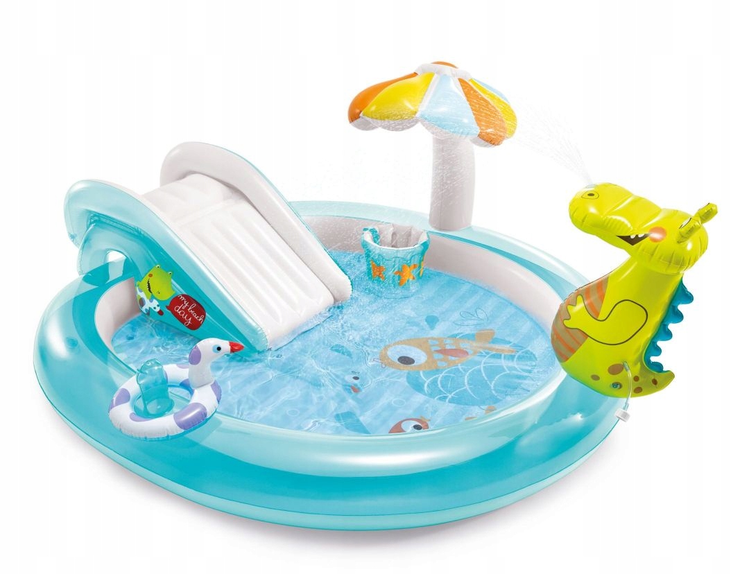 Intex Hrací centrum s krokodýlem 201 x 170 x 84 cm 57165