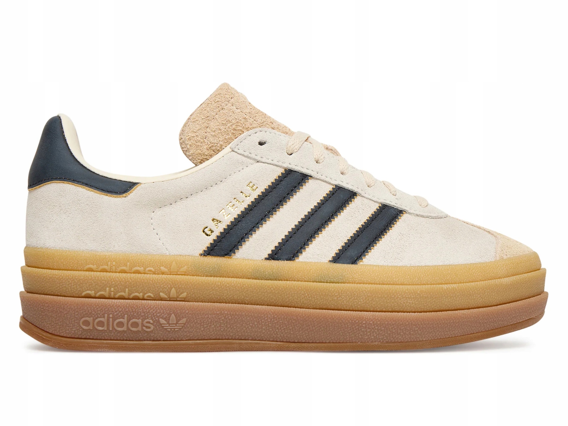 Dámské boty Adidas Gazelle Bold JS3892 béžové kožené semišové 38
