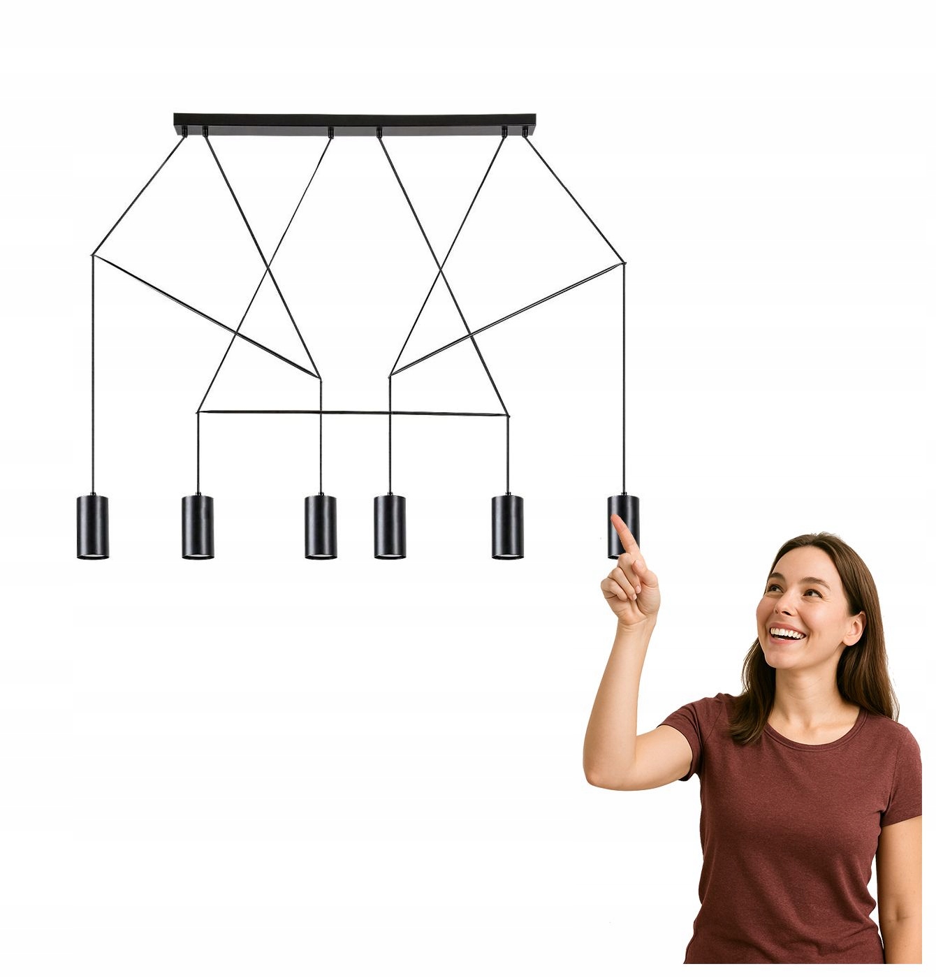 Závěsná lampa Aslaug 72018 Rabalux