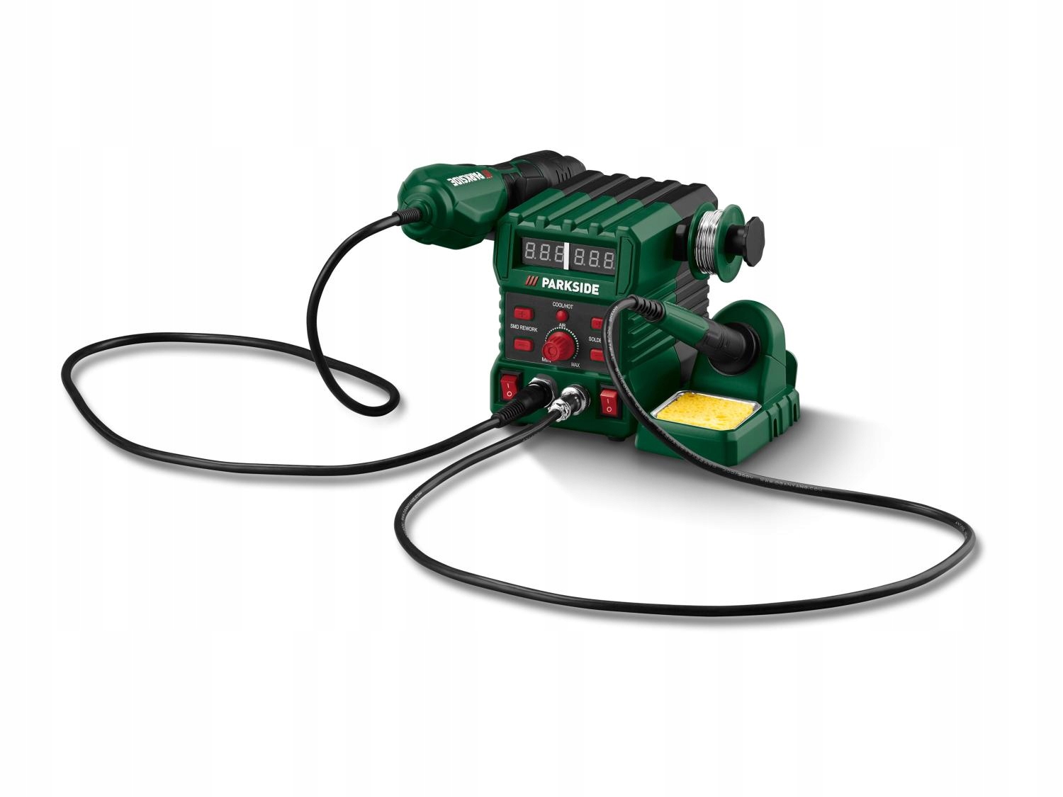 Stacja Lutownicza i Gorącego powietrza Parkside Phlls 745 A1 z uchwytem