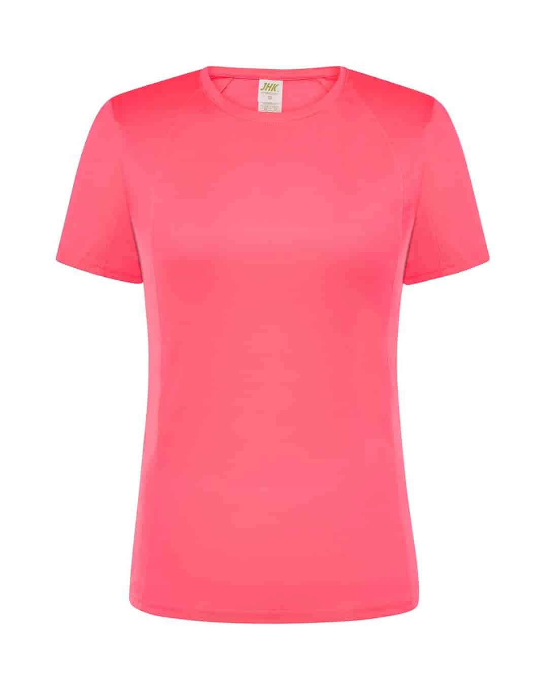 Koszulka sportowa damska Jhk Sportlady fuksja fluorescencyjna rozmiar XXL