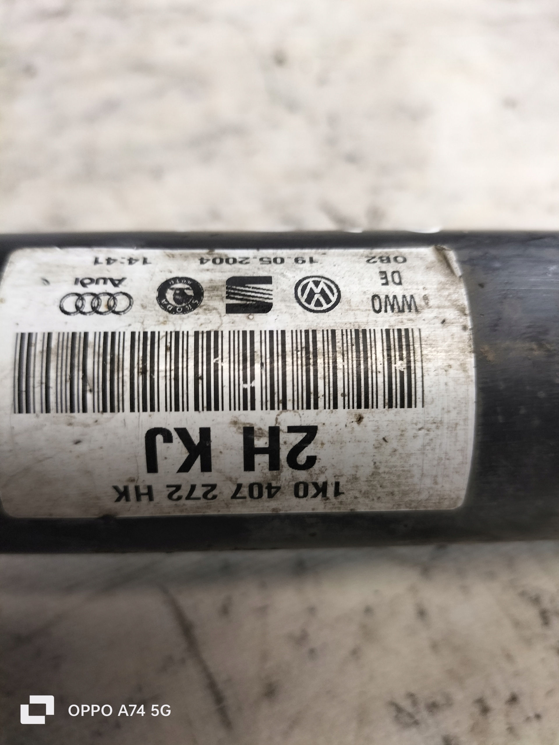 semi-axis right SEAT ALTEA 1.6MPI 75KW 36- ZEBOW