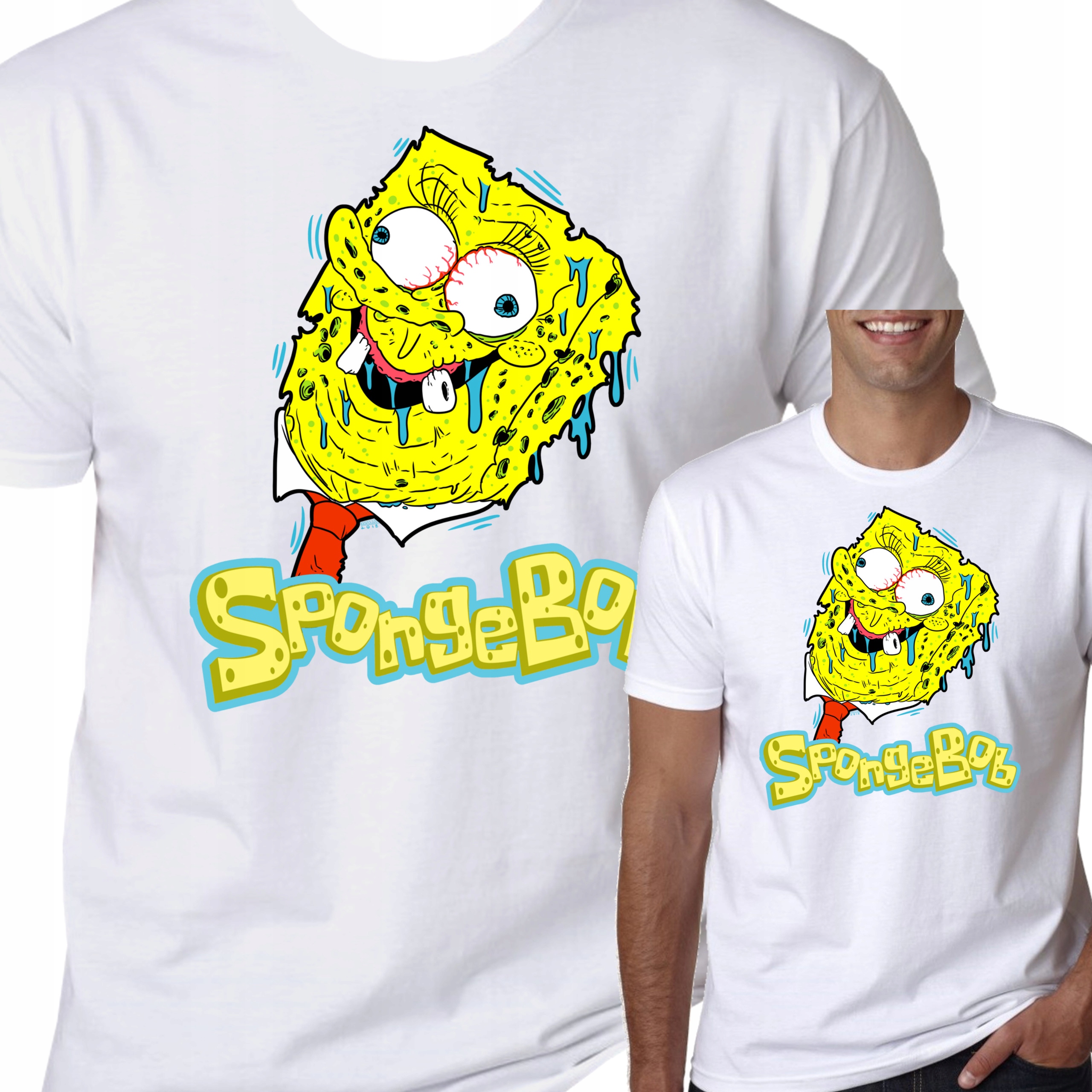 

T-Shirt Koszulka Spongebob Prezent Bajka M 0615