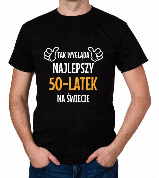 

koszulka Najlepszy 50-LATEK 50 Urodziny prezent