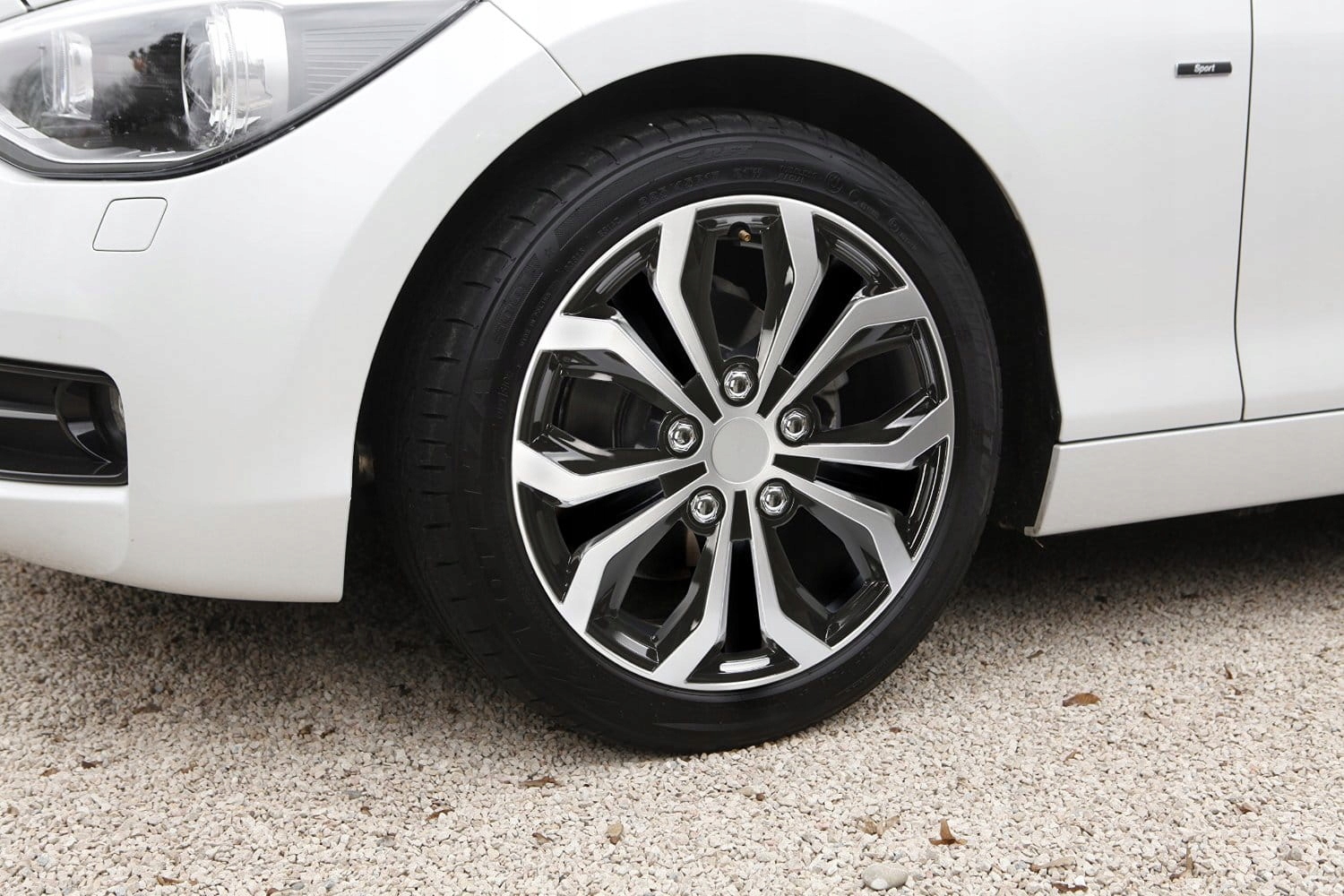 KOŁPAKI DAYTONA 16'' CZARNE/SREBRNE