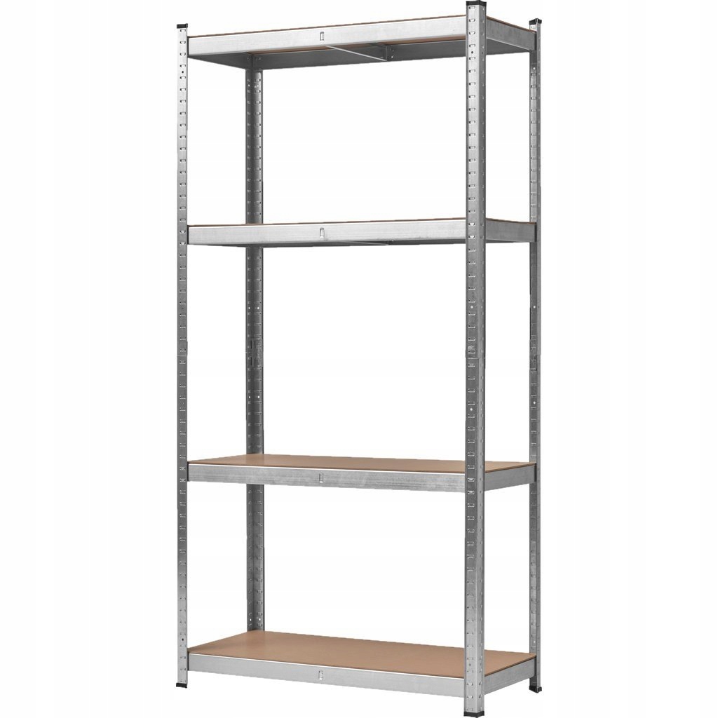 

Regał magazynowy składany 4 półki 180x90x40 cm met