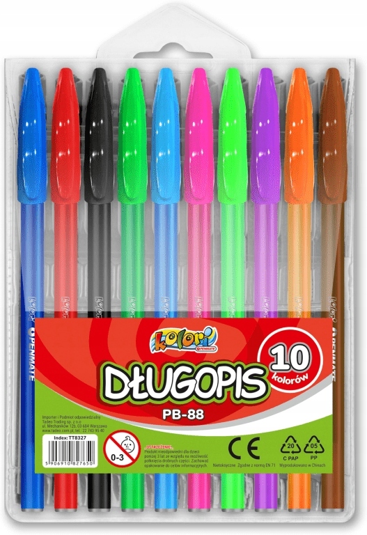 

Komplet 10 Długopisów Penmate PB-88 Różne