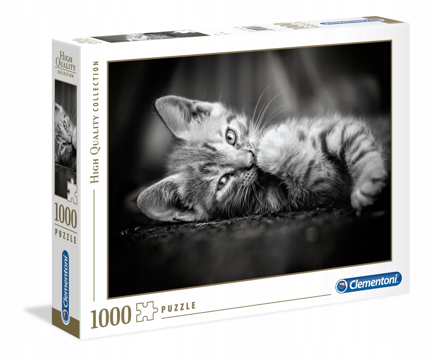 

Clementoni 39422 Puzzle 1000 Kot Czarno Biały