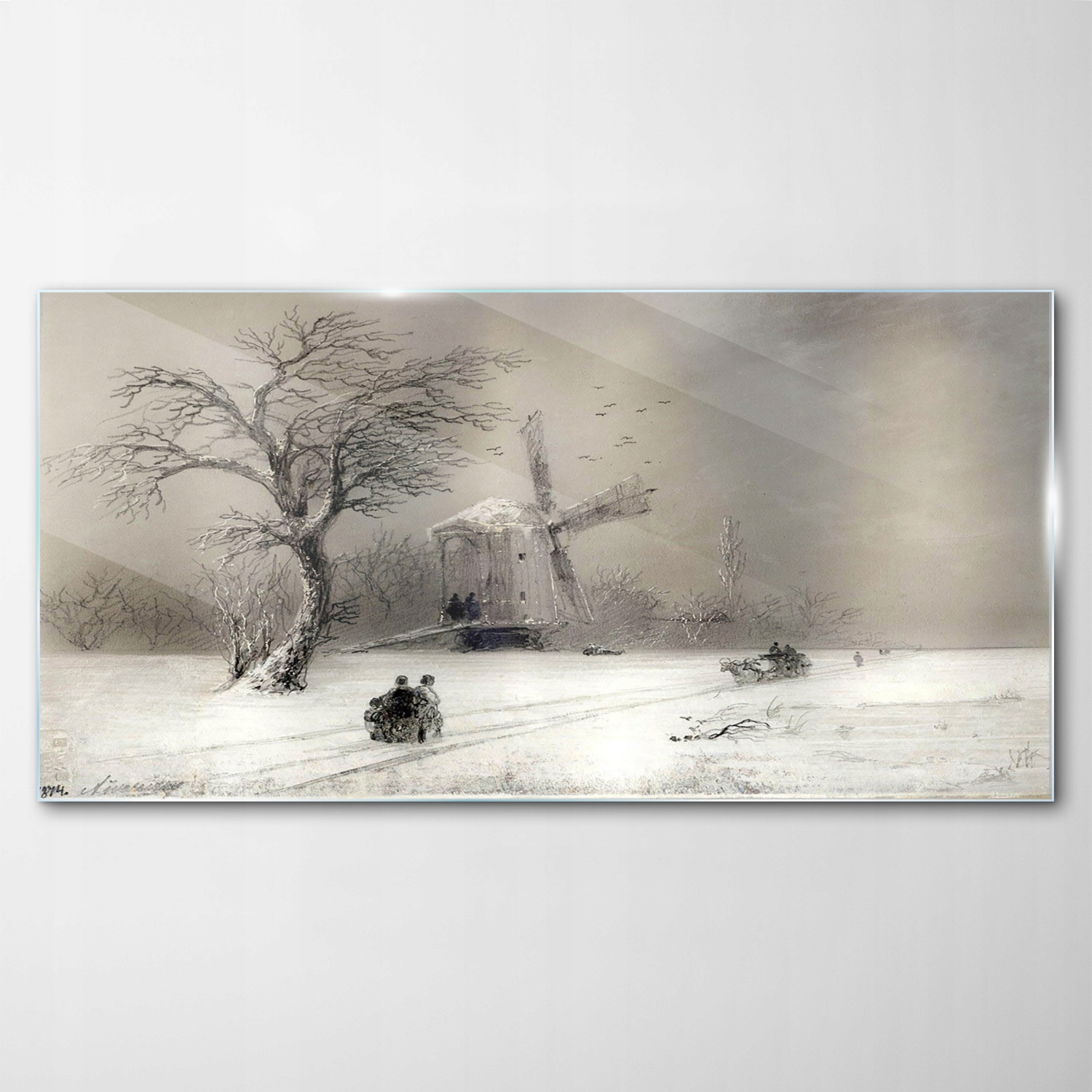 Sklenený obraz Dekor Búrka More Pobrežie 100x50