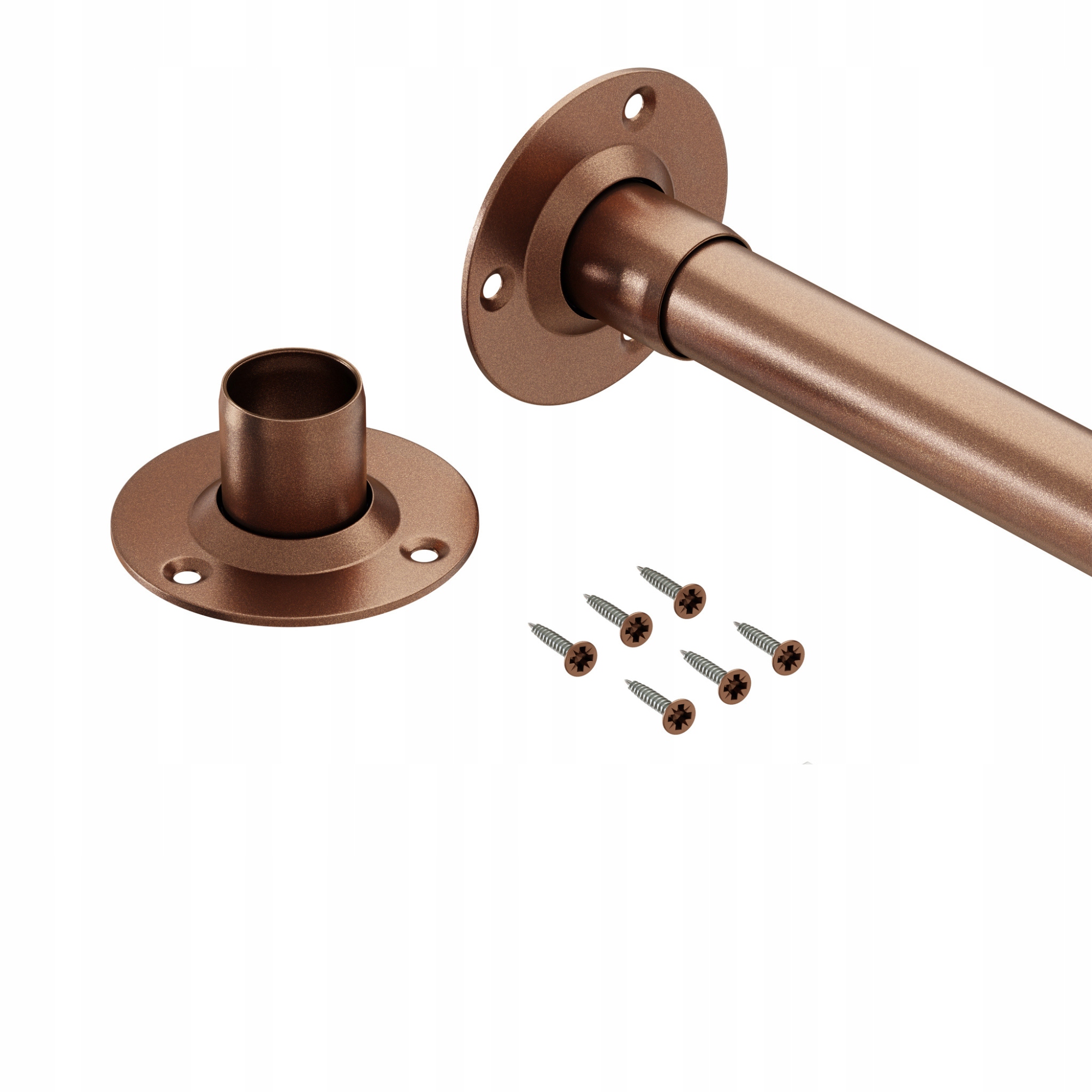 Ocelová tyč Classic Pro III rozety měď 200 cm