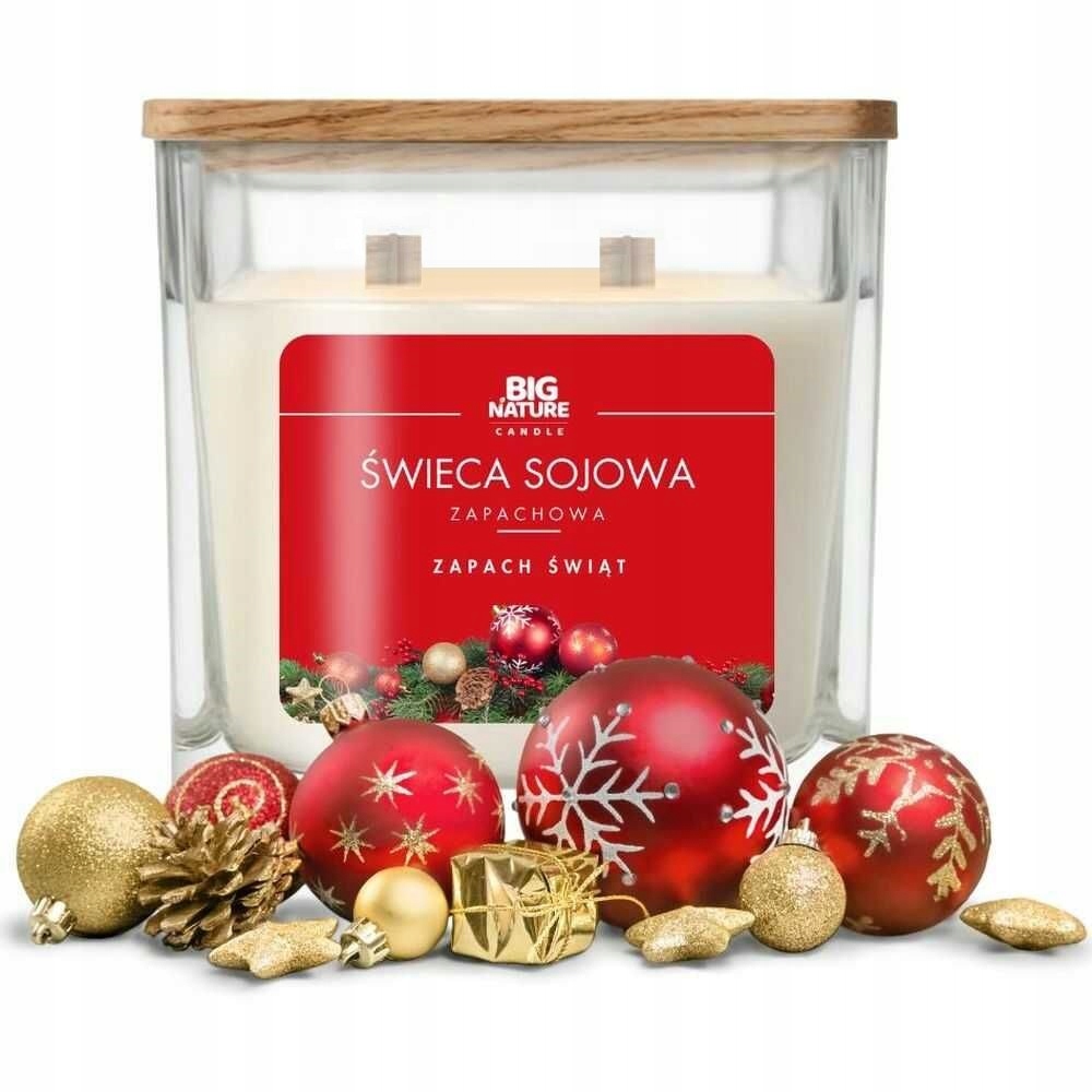 Świeca sojowa ZAPACH ŚWIĄT 450g - BIG NATURE CANDLE — 7