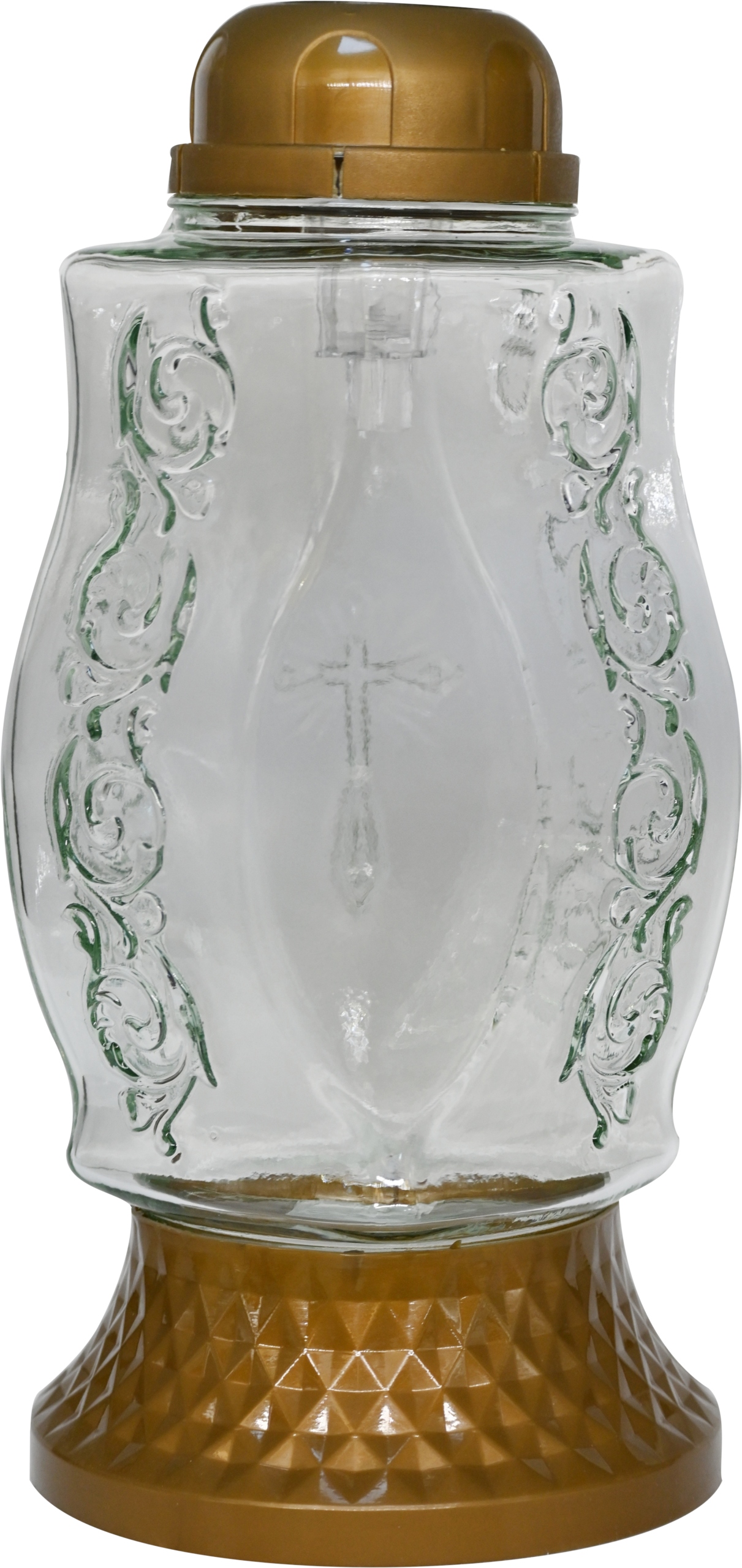 Znicz Solarny LED LA 468 WYSOKI 29cm| Energooszczędny, Wodoodporny |ZŁOTY