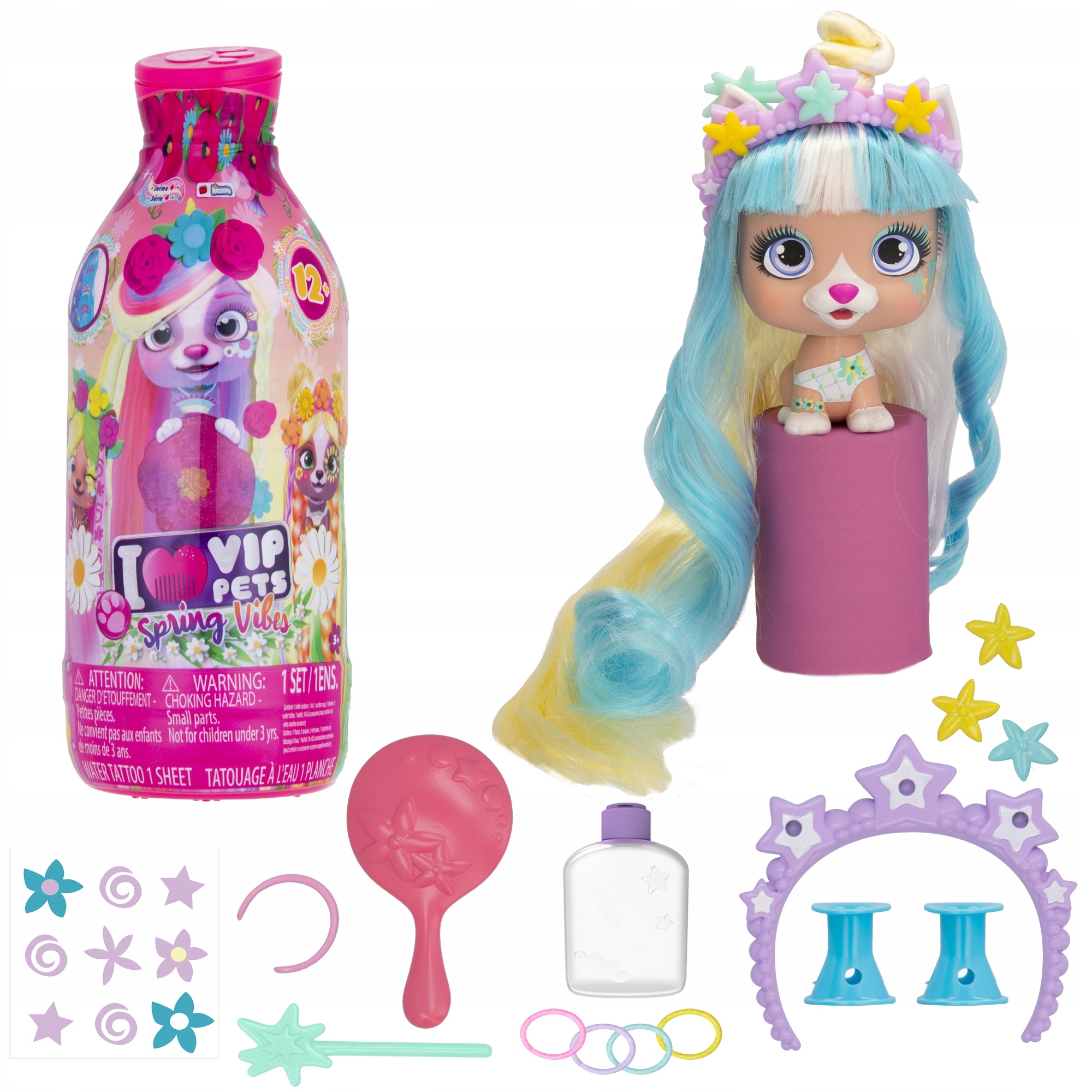 I LOVE VIP PETS SPRING VIBES PIESEK WODNE TATUAŻE Marka IMC Toys