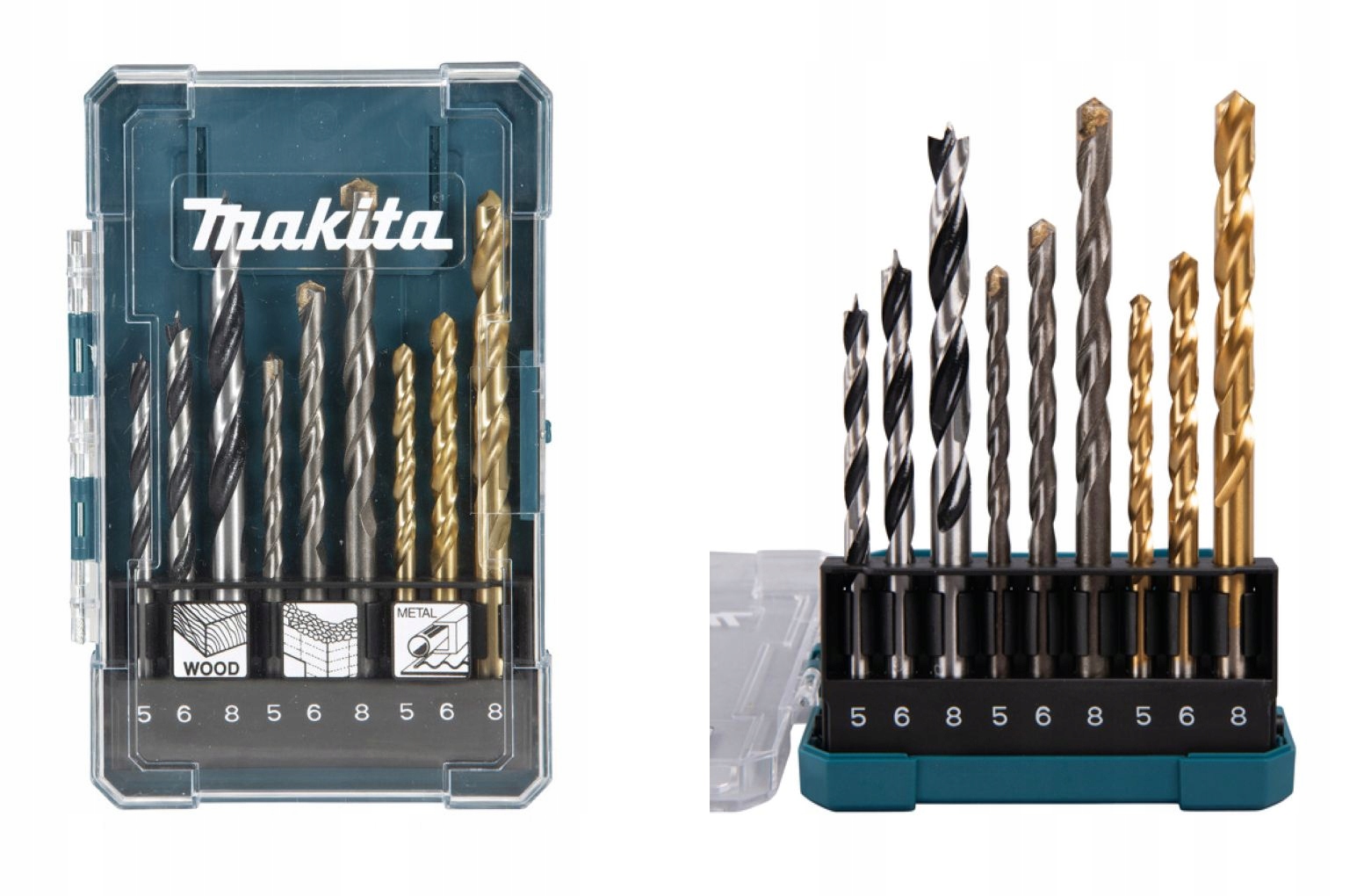 

Makita D-71962 Zestaw 9 wierteł o średnicy 5-8 mm