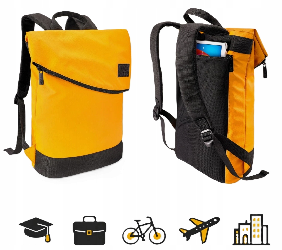 Batoh 16 l Lehký městský na notebook do práce Příruční cyklistický Voděodolný