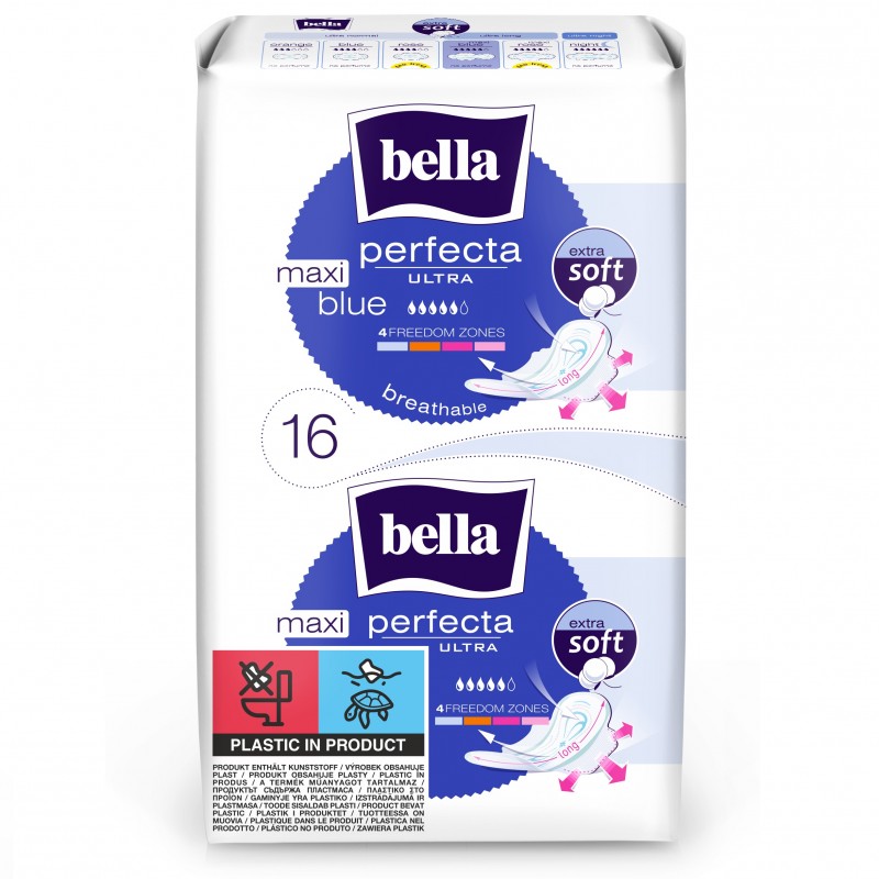 

Podpaski Bella Perfecta Ultra Maxi Blue 16 szt.