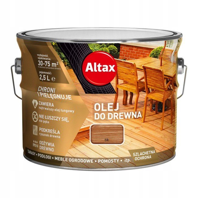 

Altax Olej Do Drewna Tik 2,5L