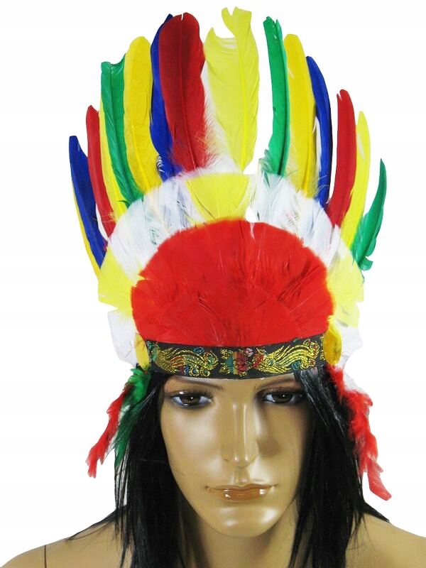 

Pióropusz Indianin Indianka Apacz